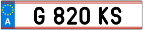 Truck License Plate